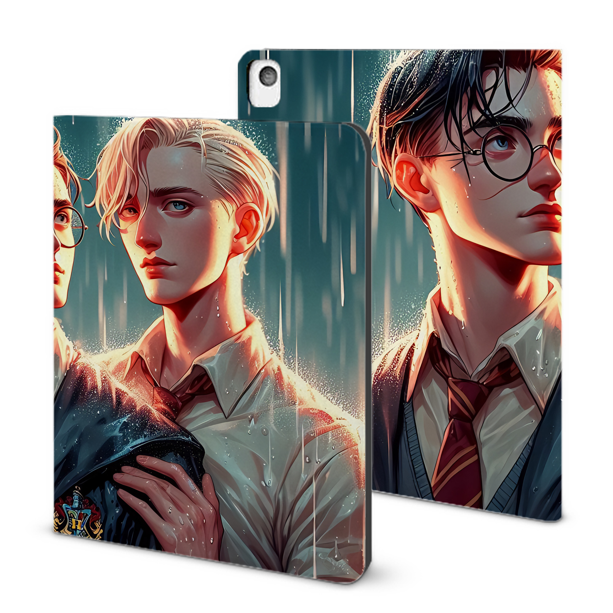 （画像用） Harry Potter ハリー・ポッターシリーズ IPadケース ペンホルダー付き ブックスタイルデザイン